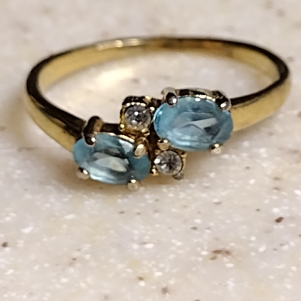 Gold plated ring